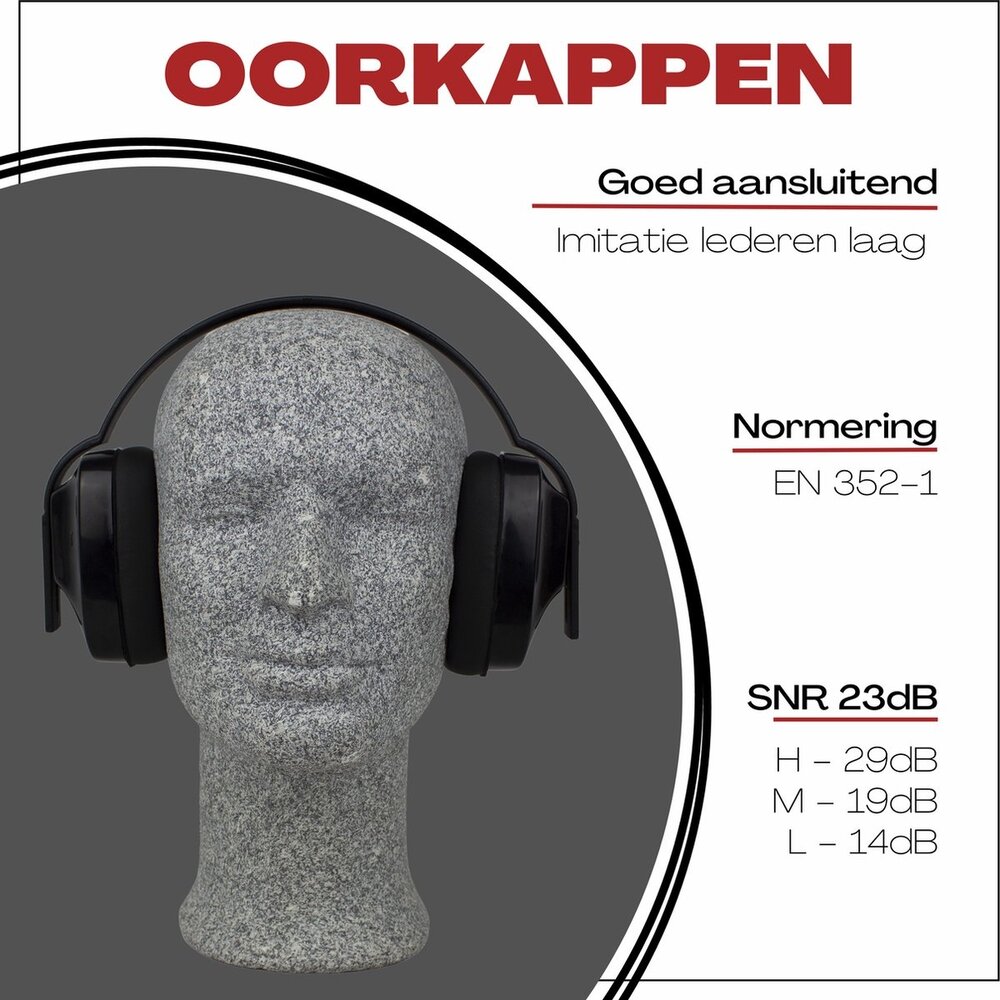 Climax 10 Oorkappen voor de doe-het-zelver - SNR 23dB Climax 10 Oorkappen voor de doe-het-zelver - SNR 23dB