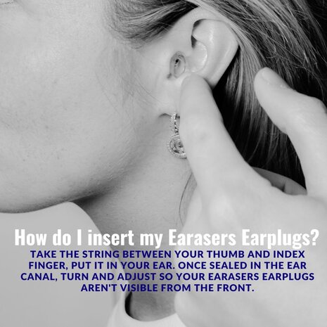 Earasers Muziek Oordoppen voor DJ's en muzikanten SNR 14dB Earasers Muziek Oordoppen voor DJ's en muzikanten SNR 14dB