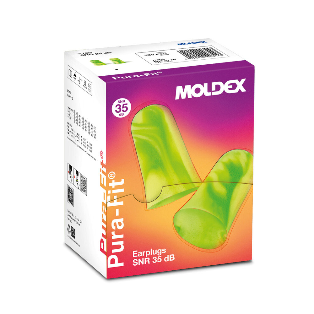 Moldex Moldex Pura-Fit oordoppen tegen hard lawaai | 200 paar Moldex Moldex Pura-Fit oordoppen tegen hard lawaai | 200 paar