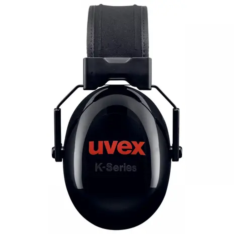 Uvex Gehoorkap K30 36 dB I Zwart - Rood - opvouwbaar Uvex Gehoorkap K30 36 dB I Zwart - Rood - opvouwbaar