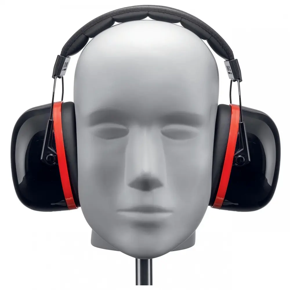 Uvex Gehoorkap K30 36 dB I Zwart - Rood - opvouwbaar Uvex Gehoorkap K30 36 dB I Zwart - Rood - opvouwbaar