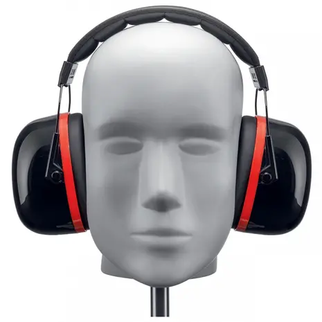 Uvex Gehoorkap K30 36 dB I Zwart - Rood - opvouwbaar Uvex Gehoorkap K30 36 dB I Zwart - Rood - opvouwbaar