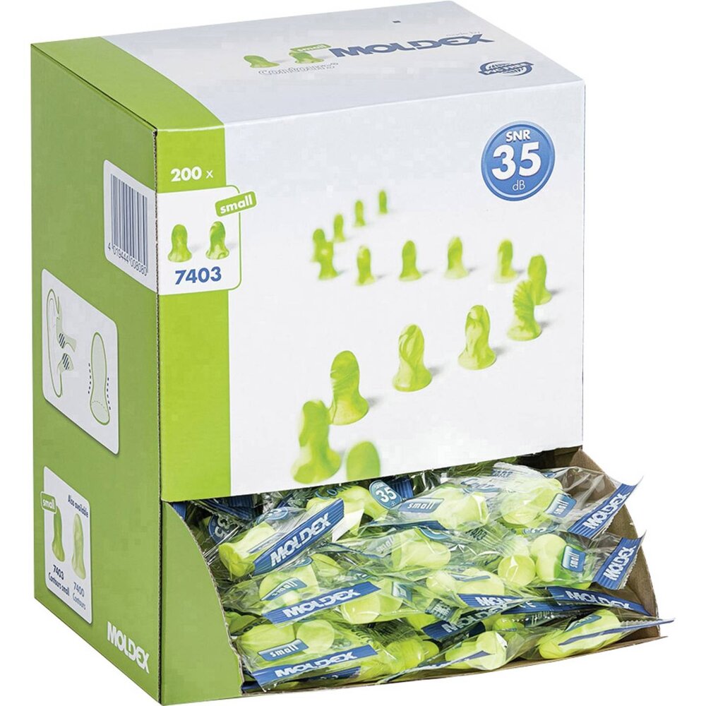Moldex Contours small 200 paar oordoppen | demping SNR 35 dB Moldex Contours small 200 paar oordoppen | demping SNR 35 dB