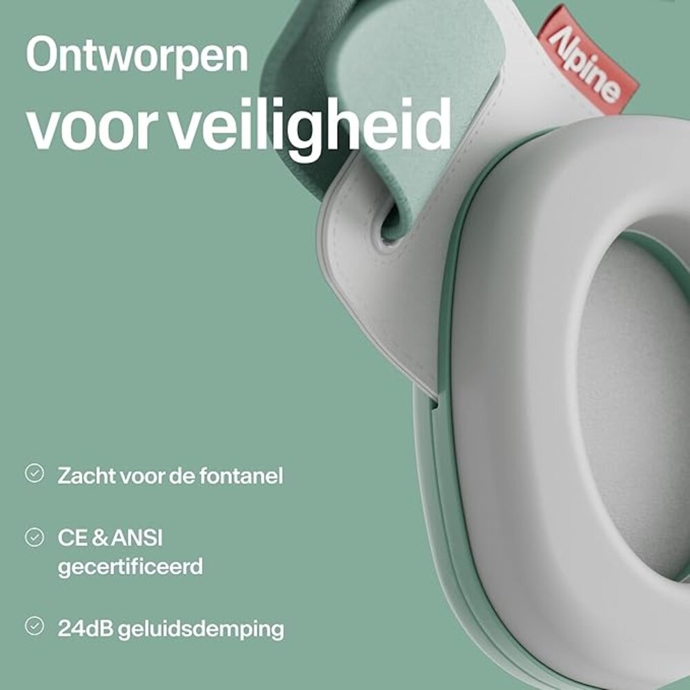 Alpine Muffy Baby – Gehoorbescherming voor baby’s en peuters Alpine Muffy Baby – Gehoorbescherming voor baby’s en peuters