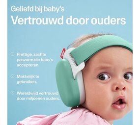 Alpine Muffy Baby oorkap groen Alpine Muffy Baby oorkap groen
