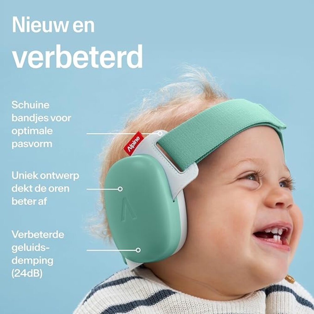 Alpine Muffy Baby – Gehoorbescherming voor baby’s en peuters Alpine Muffy Baby – Gehoorbescherming voor baby’s en peuters