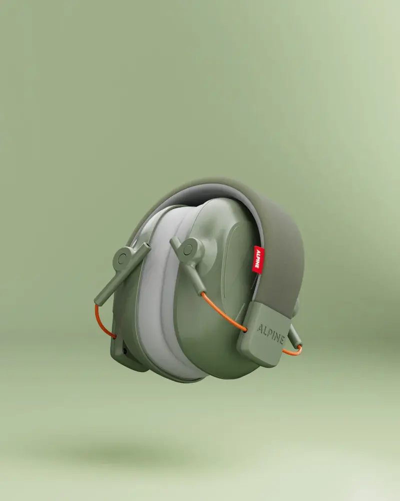 Alpine Muffy groen | Oorkap voor kinderen vanaf 5 jaar| SNR 26 dB