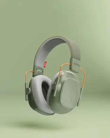 Alpine Muffy groen | Oorkap voor kinderen vanaf 5 jaar| SNR 26 dB