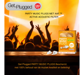 Get Plugged Party Music Plugs  | siliconen vrij