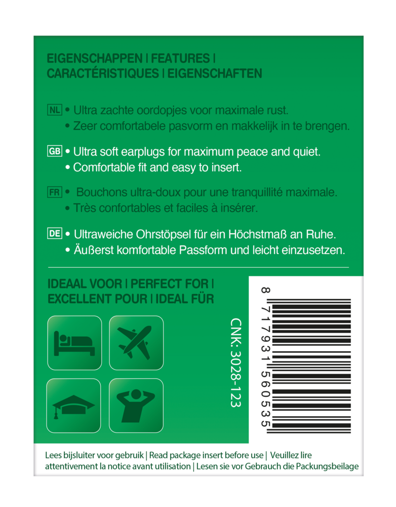 Get Plugged Sleep Plugs | 7 paar | Ultra Zachte SLEEP PLUGS Oordopjes