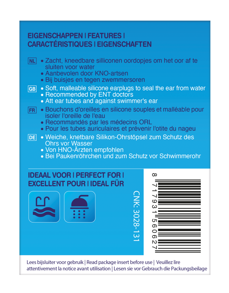 Get Plugged Swim Plugs | Siliconen zwem oordopjes | Waterdicht & Veilig bij buisjes voor Kinderen & Volwassenen