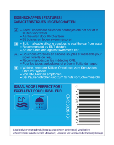 Get Plugged Swim Plugs | Siliconen zwem oordopjes | Waterdicht & Veilig bij buisjes voor Kinderen & Volwassenen