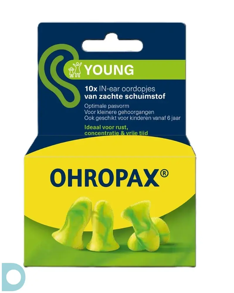 Ohropax Mini Soft / Young oordoppen voor de kleinere gehoorgang