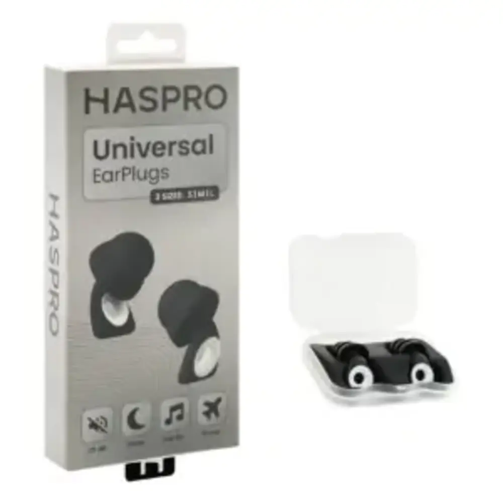 Haspro® Oordoppen voor Slapen, Reizen & Events – maat S/M/L & Opbergcase Haspro® Oordoppen voor Slapen, Reizen & Events – maat S/M/L & Opbergcase