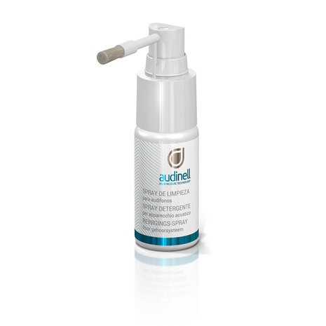 Audinell kant-en-klare spray voor het reinigen van gehoorbeschermers etc. Audinell kant-en-klare spray voor het reinigen van gehoorbeschermers etc.