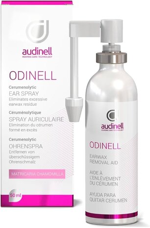 Audinell Odinell Oorspray met Kamille-extract voor reiniging gehoorgang Audinell Odinell Oorspray met Kamille-extract voor reiniging gehoorgang