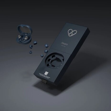 Hears Plus  oordoppen in Navy blauw | Innovatief filter met Kristalhelder Geluid