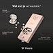 Hears Plus  oordoppen in Siena Dust | Innovatief filter met Kristalhelder Geluid
