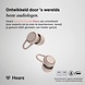 Hears Plus  oordoppen in Siena Dust | Innovatief filter met Kristalhelder Geluid
