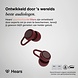 Hears Plus oordoppen in Burgundy Breeze | Innovatief filter met Kristalhelder Geluid Hears Plus oordoppen in Burgundy Breeze | Innovatief filter met Kristalhelder Geluid