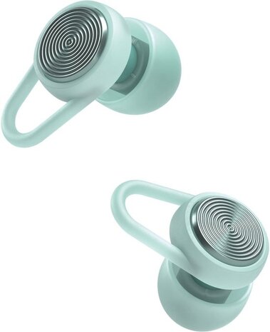 Hears Plus oordoppen in Tropical Green | Innovatief filter met Kristalhelder Geluid Hears Plus oordoppen in Tropical Green | Innovatief filter met Kristalhelder Geluid