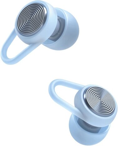 Hears Plus oordoppen in Blue lagoon | Innovatief filter met Kristalhelder Geluid Hears Plus oordoppen in Blue lagoon | Innovatief filter met Kristalhelder Geluid
