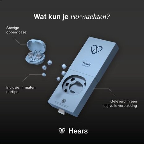 Hears Plus oordoppen in Blue lagoon | Innovatief filter met Kristalhelder Geluid Hears Plus oordoppen in Blue lagoon | Innovatief filter met Kristalhelder Geluid