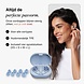 Hears Plus oordoppen in Blue lagoon | Innovatief filter met Kristalhelder Geluid Hears Plus oordoppen in Blue lagoon | Innovatief filter met Kristalhelder Geluid