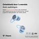Hears Plus oordoppen in Blue lagoon | Innovatief filter met Kristalhelder Geluid Hears Plus oordoppen in Blue lagoon | Innovatief filter met Kristalhelder Geluid