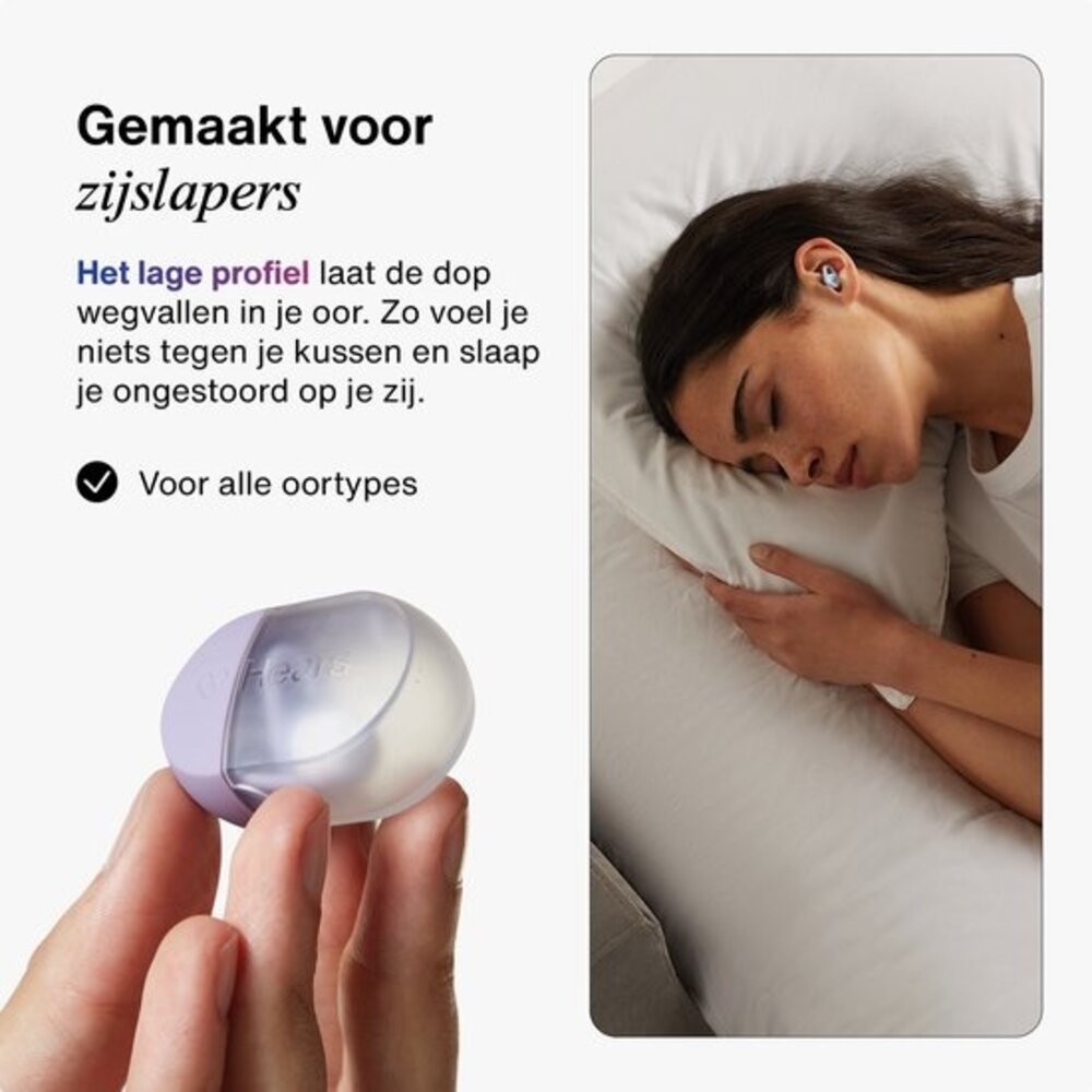 Hears Sleep oordoppen in Purple Moon | ultra zachte slaap oordopjes Hears Sleep oordoppen in Purple Moon | ultra zachte slaap oordopjes