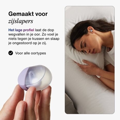 Hears Sleep oordoppen in Purple Moon | ultra zachte slaap oordopjes Hears Sleep oordoppen in Purple Moon | ultra zachte slaap oordopjes
