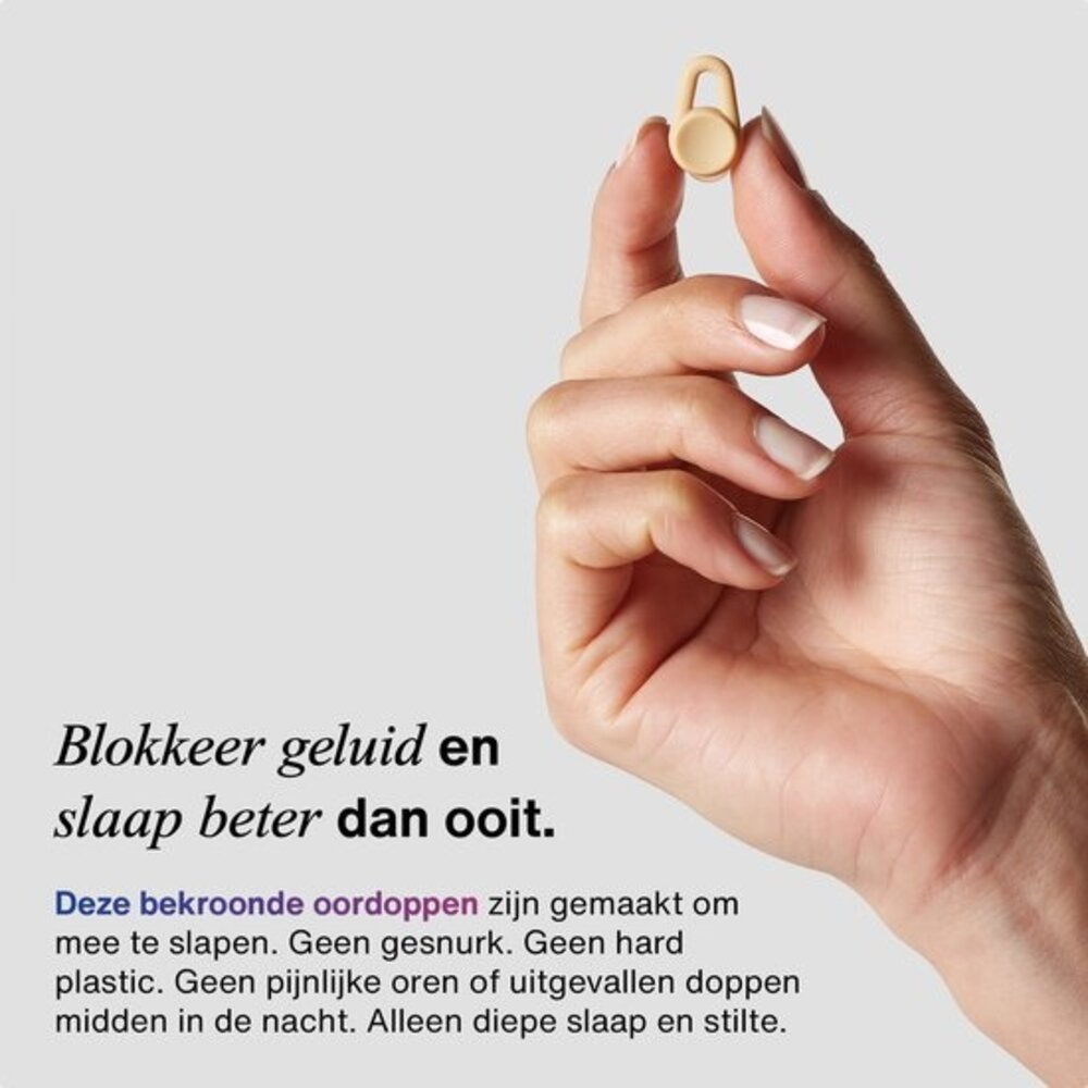 Hears Sleep oordoppen in Milk en Honey | ultra zachte slaap oordopjes Hears Sleep oordoppen in Milk en Honey | ultra zachte slaap oordopjes