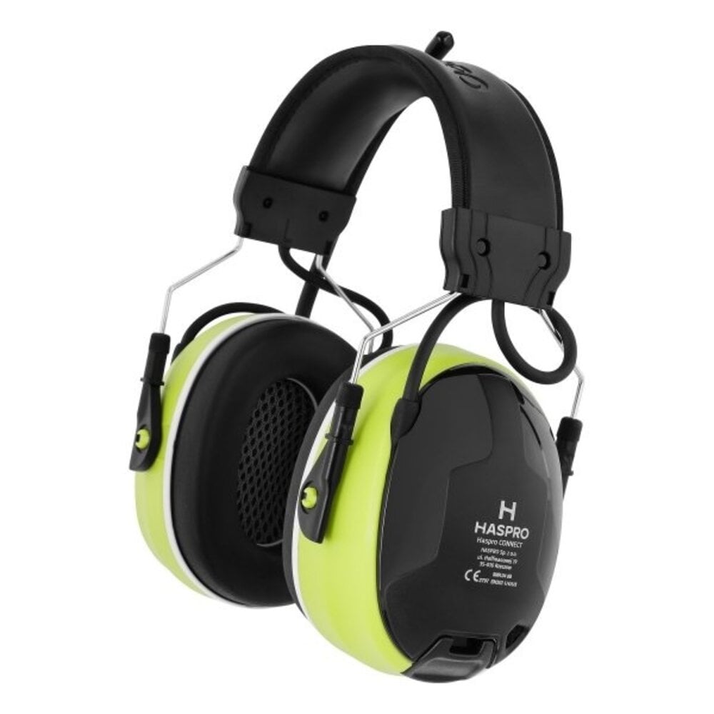 Haspro® CONNECT Actieve Oorkap | Bluetooth & FM Radio | SNR 34dB Haspro® CONNECT Actieve Oorkap | Bluetooth & FM Radio | SNR 34dB