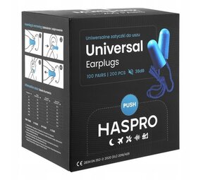 Haspro® Oordopjes met Koord | SNR 38dB | 100 Paar Haspro® Oordopjes met Koord | SNR 38dB | 100 Paar