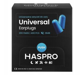 Haspro® Oordopjes Hoge Demping | SNR 38dB Haspro® Oordopjes Hoge Demping | SNR 38dB