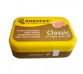 Ohropax Classic Wasbolletjes | 6 paar Ohropax Classic Wasbolletjes | 6 paar