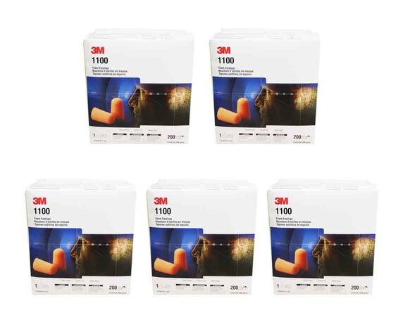 3M Oranje oordoppen | SNR 35dB | 1000 paar