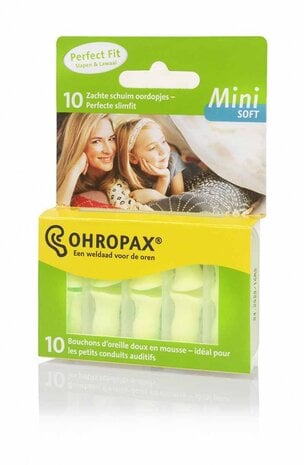 Ohropax Mini Soft / Young oordoppen voor de kleinere gehoorgang
