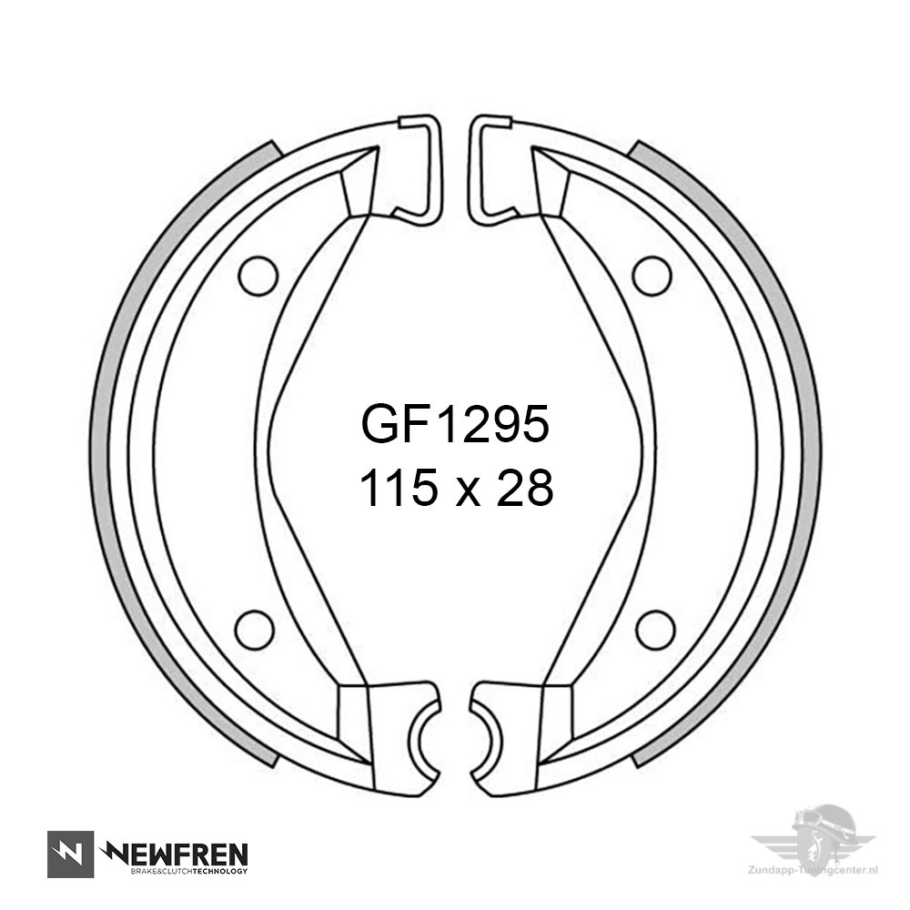 Newfren Newfren Remsegment Kleine Naaf 115mm