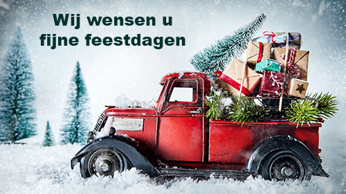 Wij wensen u hele fijne feestdagen