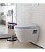 Creavit TP325 Hangtoilet met Bidet 49,5x35,5x33,5cm EasyClean Glans Wit excl.toilet-bril