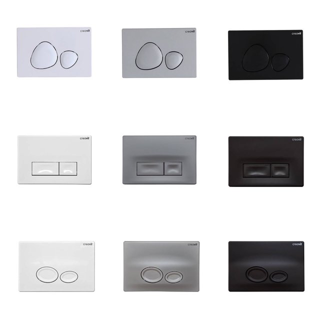 Compleet set Wandcloset met bidet geïntegreerd kraan Creavit Wandcloset + Inbouwreservoir en drukplaat Compleet set Wandcloset met bidet geïntegreerd kraan Creavit Wandcloset + Inbouwreservoir en drukplaat