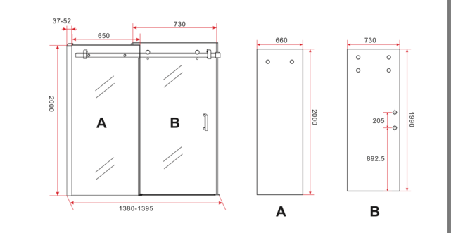 Douchedeur Nisdeur Aloni Slice 140x195cm  Schuifdeur 8mm Veiligheidsglas Nano-coating Verchroomd Rails Douchedeur Nisdeur Aloni Slice 140x195cm  Schuifdeur 8mm Veiligheidsglas Nano-coating Verchroomd Rails
