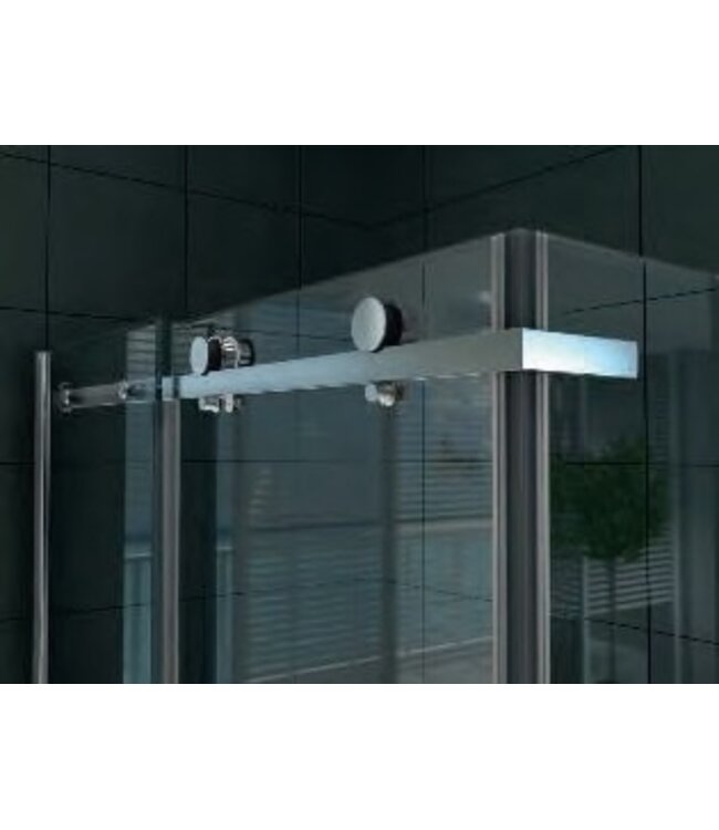 Douchecabine Rechthoek 120x90x195cm Creavit Aloni Slide 8mm veiligheidsglas Anti-kalk nano-coating