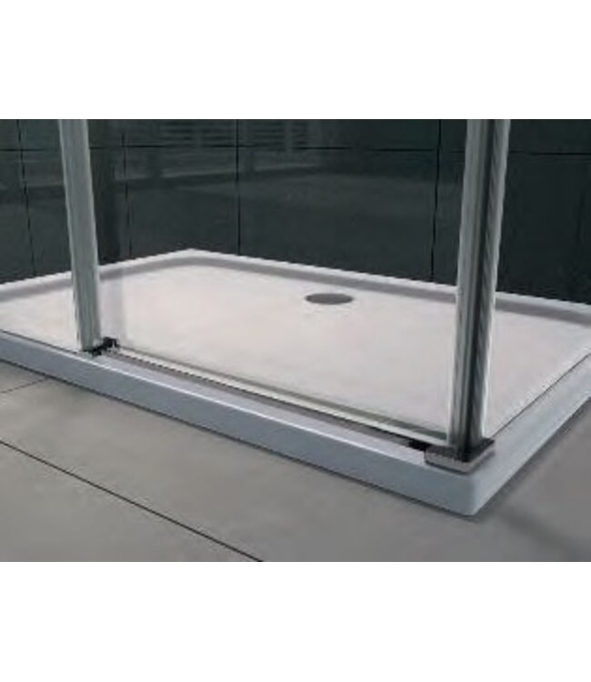 Douchecabine Rechthoek 140x90x195cm Creavit Aloni Slide 8mm veiligheidsglas Anti-kalk nano-coating