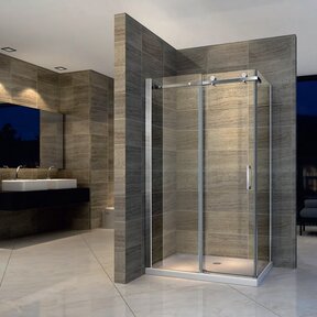 Douchecabine Rechthoek 160x90x195cm Creavit Aloni Slide 8mm veiligheidsglas Anti-kalk nano-coating