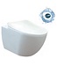 Creavit Freedom Randloos Hangtoilet met Bidet Mat Wit 51x35,5x29 cm incl softclose toiletbril FE322