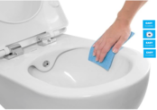 Creavit Freedom Randloos Hangtoilet Mat Cappuccino met Bidet 51x35,5x29 cm incl. Softclose WC-bril FE322