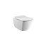 CREAVIT Randloos Hangtoilet Alexandria Lux met Bidet Vierkant 51x37x35cm incl. softclose Toiletbril Creavit EG321 verborgen bevestiging