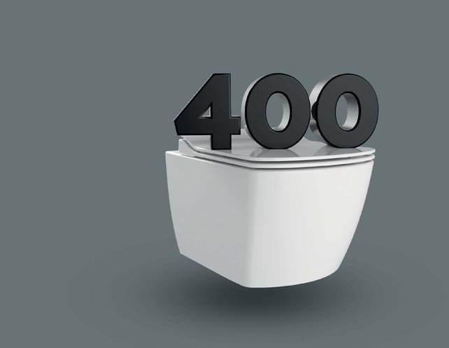 Randloos Hangtoilet Alexandria Lux met Bidet Vierkant 51x37x35cm incl. softclose Toiletbril Creavit EG321 verborgen bevestiging